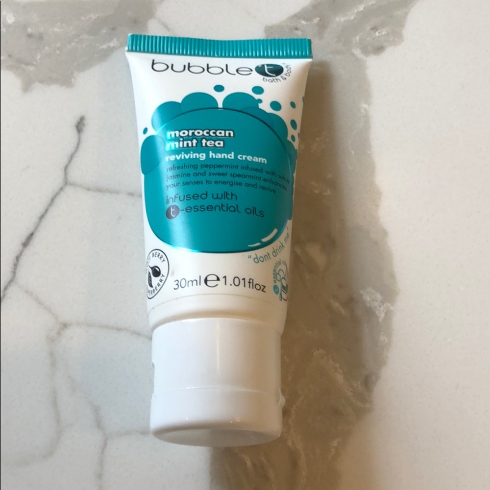 🌸5/$25🌸 Bubble moroccan mint tea hand cream